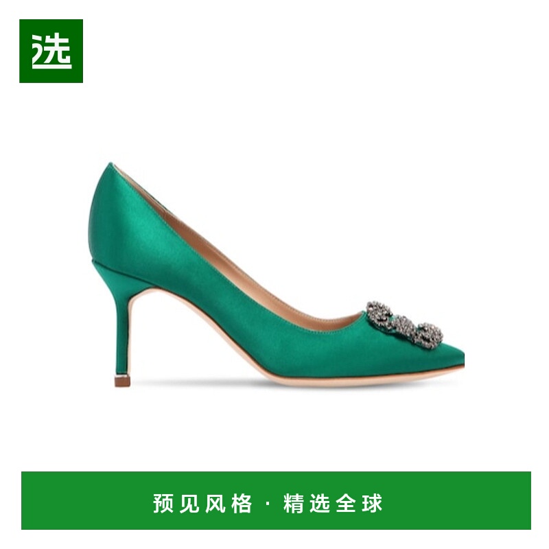 香港直邮Manolo Blahnik 徽标细跟高跟鞋 73I0C4007