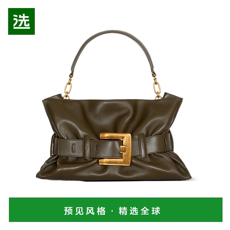 香港直邮Balmain 中号 Anthem 小牛皮包 GN1KK990LSAX