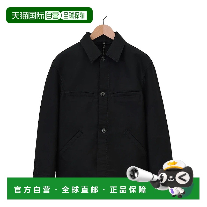 香港直邮Lemaire 衬衫式休闲夹克 OW1113LF1300翻领