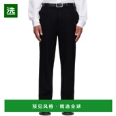 香港直邮comme 男士 des 1h可退 garcons 川久保玲 黑色长裤 HPP1