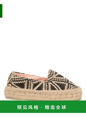 1h可退 香港直邮manebi 女士 帆布面凉鞋 grey灰色 舒适时尚