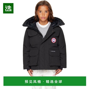 1h可退 香港直邮Canada Goose 加拿大鹅 女童 黑色 Expedition 儿