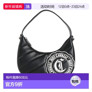 1h可退 香港直邮Just Cavalli 就是卡沃利 女士 手袋 black黑色