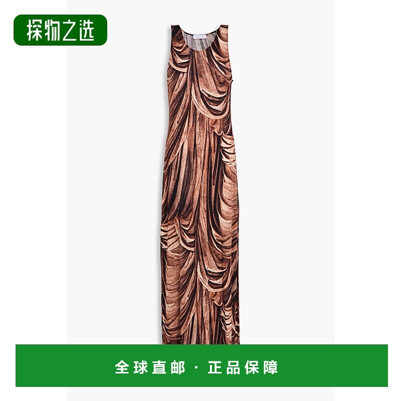 1h可退 香港直邮Rabanne 女士 无袖长款连衣裙 24EJRO840VI0316