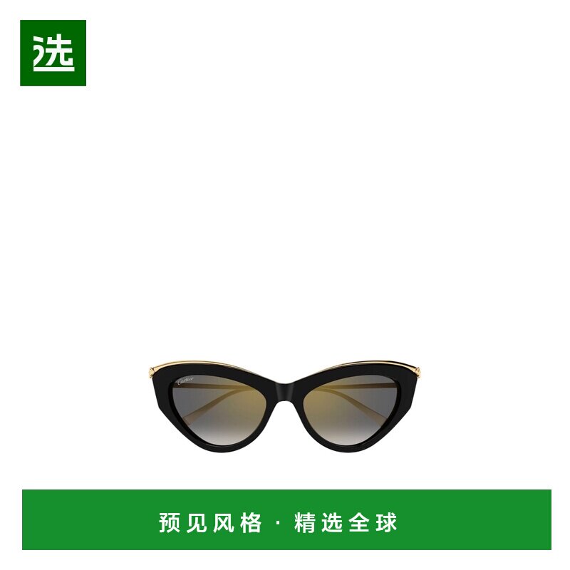 香港直邮CARTIER 男士太阳镜 CT0596S001 CO 黑色