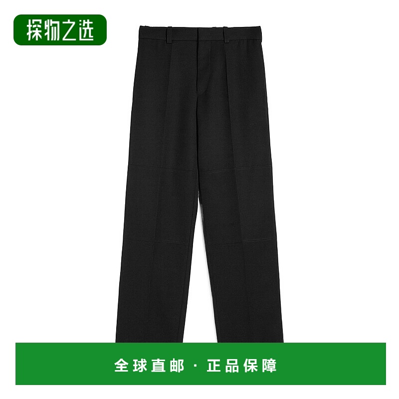 香港直邮Jil Sander 羊毛华达呢长裤 J23KA0107J40002