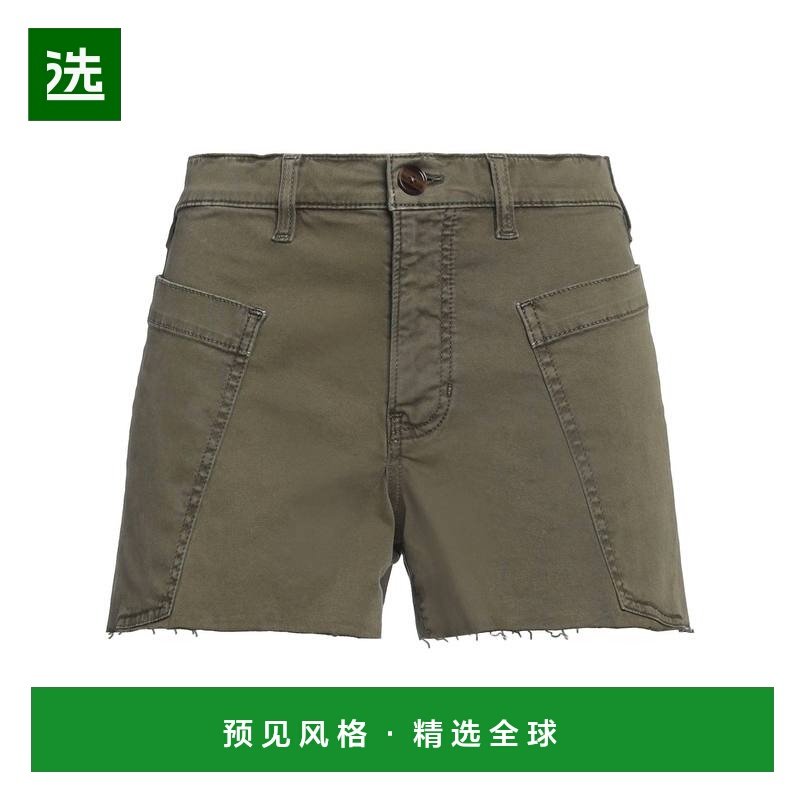 1h可退 香港直邮Frame Denim 女士 牛仔短裤 green绿色 舒适时尚,女装/女士精品,牛仔裤,淘宝优惠券,粉丝福利购,淘宝优惠卷