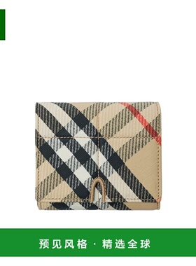香港直邮Burberry Snip对折钱包 80992181羊皮博柏利