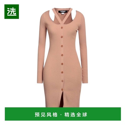 1h可退 香港直邮ANDREĀDAMO 女士 短款连衣裙 pink粉色 舒适时尚