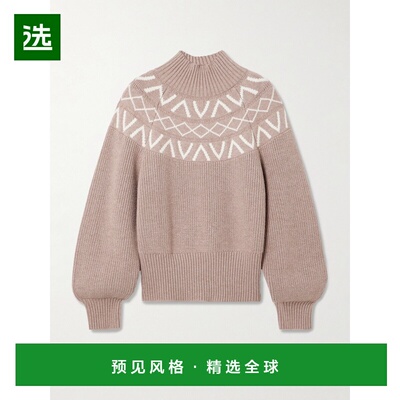 1h可退 香港直邮VARLEY 女士 Marcie 'Fair Isle' 针织毛衣 VAR01