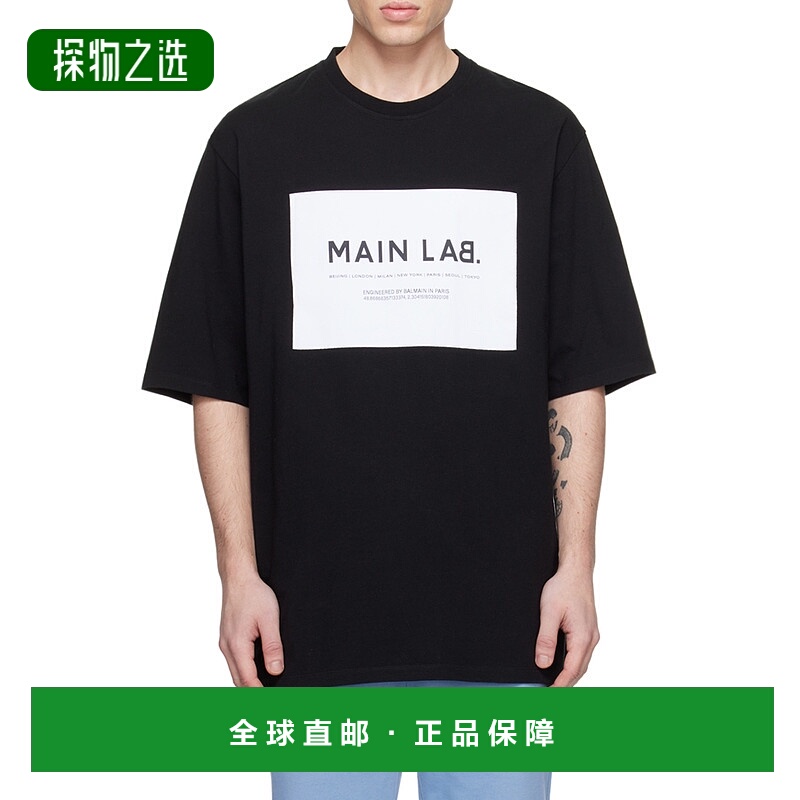 香港直邮Balmain 短袖T恤 CH6EH015JH91高档舒适百搭减龄高级感