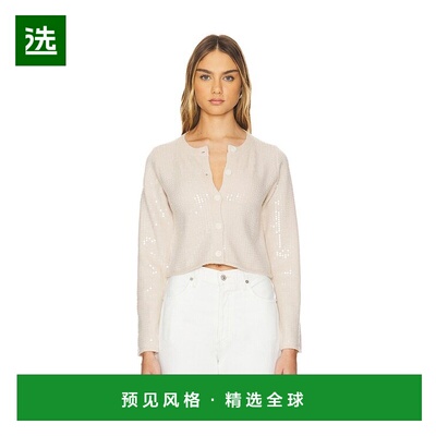 1h可退 香港直邮line dot 女士 光面针织开衫 LT4584B1 beige米色