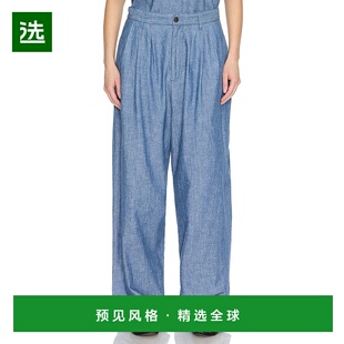 1h可退 香港直邮The Row 女士 Rufos 裤子 7519W3911 blue蓝色 舒