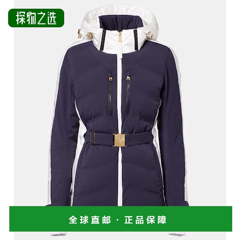 香港直邮bogner 博格纳 女士 Kira down 束带连帽滑雪夹克