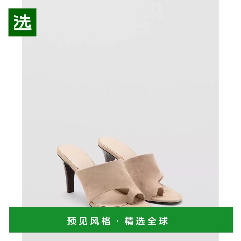 【美国直邮】mango 女士 凉鞋高跟细高跟拖鞋凉拖凉拖鞋图片