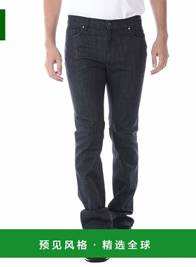 香港直邮Versace 直筒修身牛仔裤 V600367SVT01915BLU范思哲