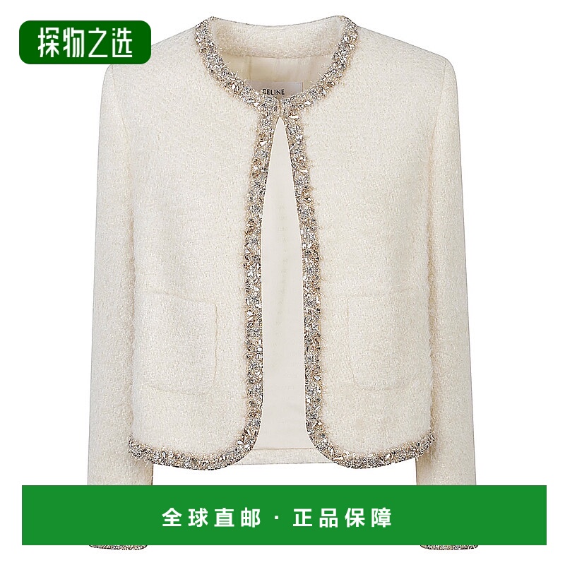 香港直邮Celine 思琳 女士 CELINE CAPSULE 浅褐色夹克 RV0OH0515