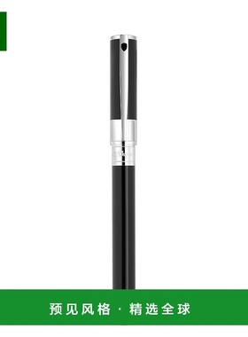 欧洲直邮S.T.Dupont法国都彭 D INITIAL男女通用银色镀铬/漆钢笔