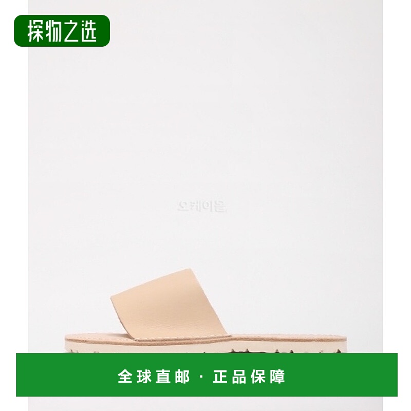 韩国直邮Hender Scheme凉拖男女款米色平底简约舒适耐磨耐穿百搭