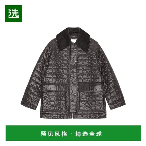 香港直邮Ganni 绗缝中长夹克 W0343