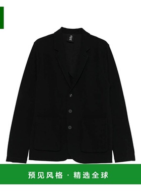 香港直邮Thom Krom 男士夹克 MSJ676BLACK AW2025 黑色 徽标西装