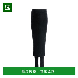 子 AA9P0137J071A裤 香港直邮Alaia 天鹅绒裙裤