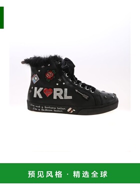 香港直邮KARL LAGERFELD 女士运动鞋 KL6015500S AW2019 黑色