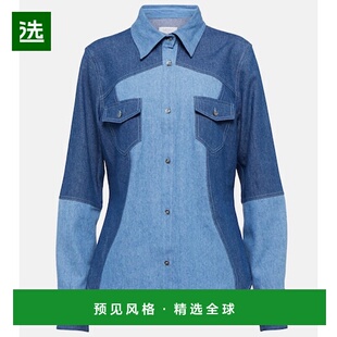 香港直邮Gabriela blue蓝色 Hearst 牛仔布衬衫 舒适 女士 1h可退