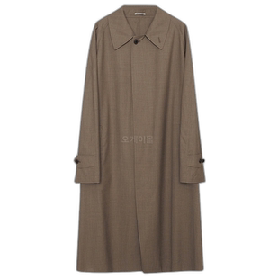 韩国直邮AURALEE 超细热带羊毛 SOUTIEN 领大衣 (A23SC01WT TOP B