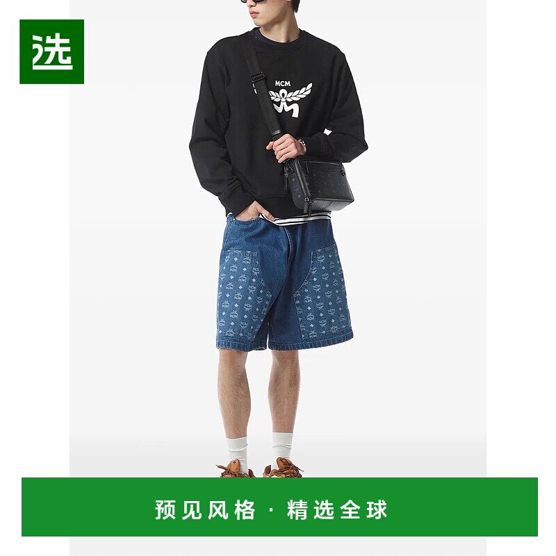 1h可退 香港直邮MCM 女士 VISETOS 钻石相机包 MMRFAAK02