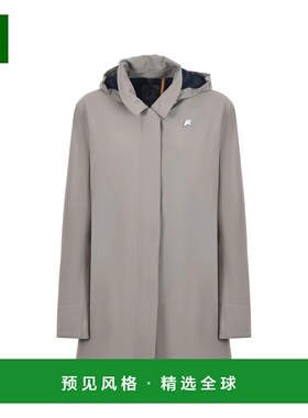 香港直邮K-WAY 女士户外风衣 K2148BWB3B AW2025 灰色 K-Way  Coa
