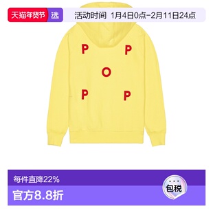 1h可退 香港直邮POP TRADING COMPANY 男士 徽标连帽衫 POPSS2501