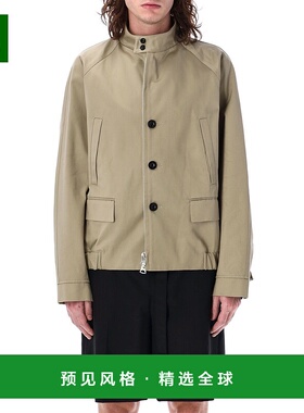 1h可退 香港直邮Sacai 男士 斜纹棉布夹克 2503603M651 beige米色