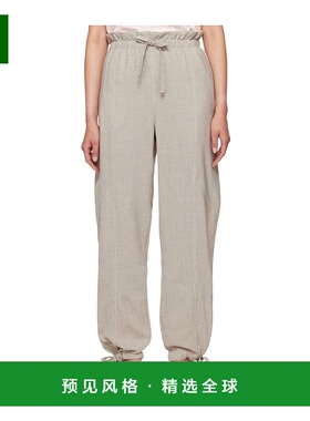 香港直邮Ganni Elasticated Waist 抽绳阔腿裤休闲裤卫裤 F9217
