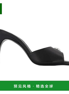 香港直邮COPERNI 女士凉鞋 COPSH29477 SS2023 黑色 Coperni Logo