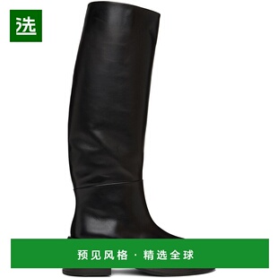 1h可退 香港直邮marsell 女士 黑色 Fondello 高筒靴 MW6058118