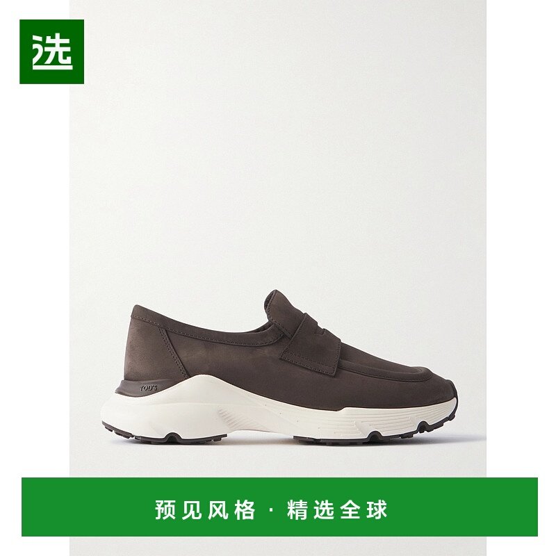 香港直邮TOD'S 托德斯 女士 皮毛内里绒面革乐福鞋 XXW54C0JR10UF