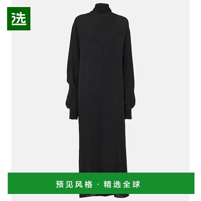 1h可退 香港直邮KHAITE 女士 Lexi 真丝乔其纱长款连衣裙丝绸