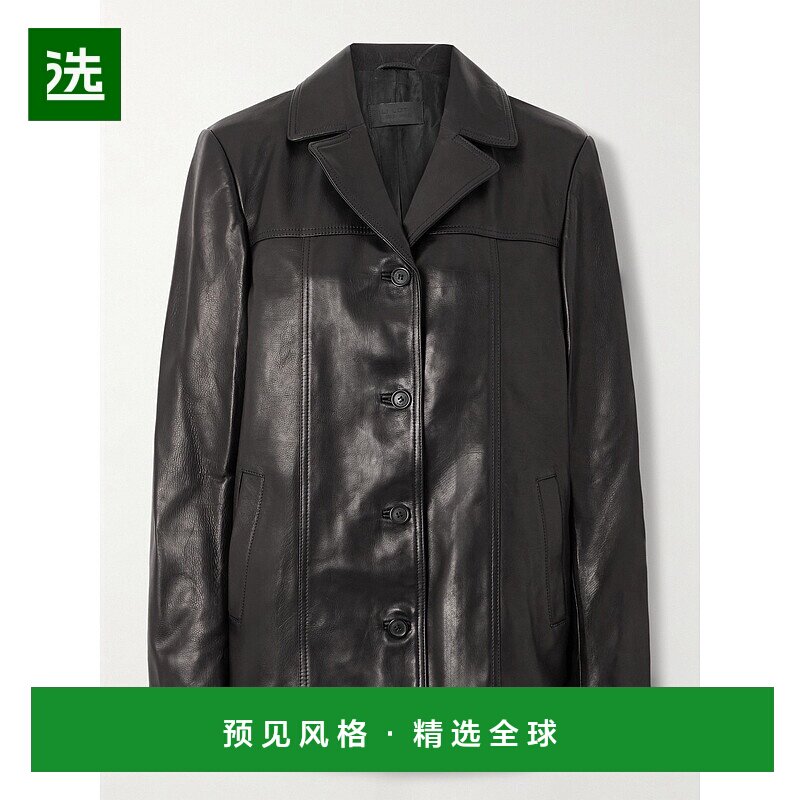 1h可退 香港直邮NILI LOTAN 女士 Brett 皮革夹克 13235L167BLK