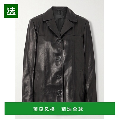 1h可退 香港直邮NILI LOTAN 女士 Brett 皮革夹克 13235L167BLK