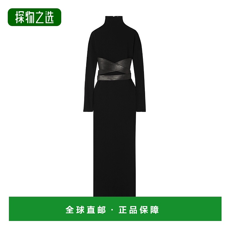 香港直邮Alaia 高领长袖连衣裙 AA9R12194J047