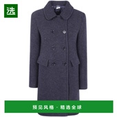 女士外套 0757D55110098 AW2025 香港直邮ASPESI 蓝色 双​​排扣大