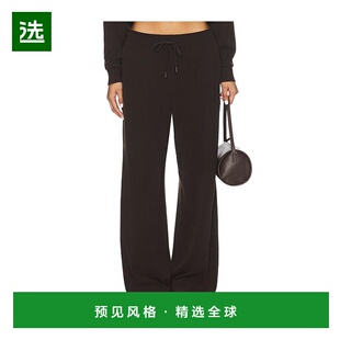 1h可退 香港直邮beyond yoga 女士 Breathe 舒适罗纹阔腿裤子 RI1