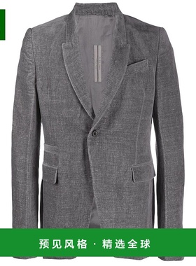 香港直邮Rick Owens 天鹅绒外套 RU19F4724VM06