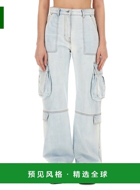 1h可退 香港直邮Msgm 女士 牛仔工装裤 3641MDP254L24726982