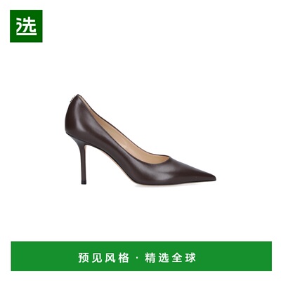 1h可退 香港直邮Jimmy Choo 周仰杰 女士 鞋跟棕色高跟鞋 LOVE85Z
