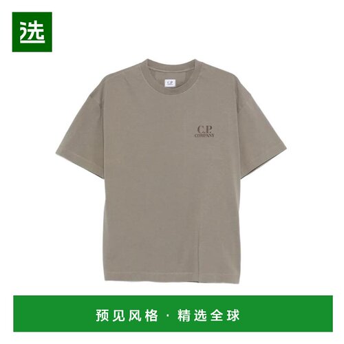香港直邮C.P. COMPANY 男士T恤短袖 AW2025 19CMTS103A005100W356