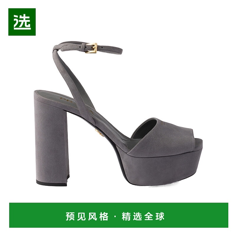 香港直邮Prada 厚底高跟凉鞋 1XP48B008FE115