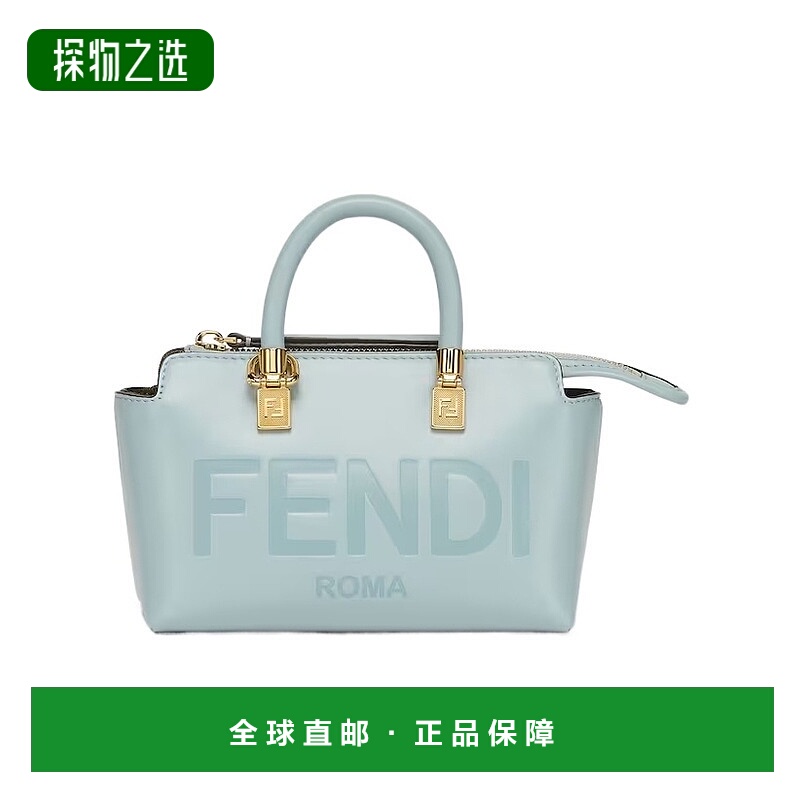 香港直邮Fendi By The Way迷你波士顿单肩包 8BS067ARNN斜挎包