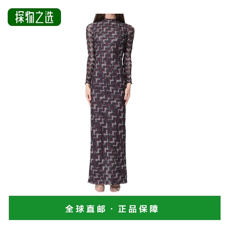 香港直邮Missoni 长袖连衣裙 DS25WG0TBR012P